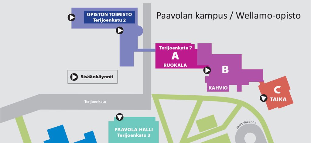 Kampuksen kartta