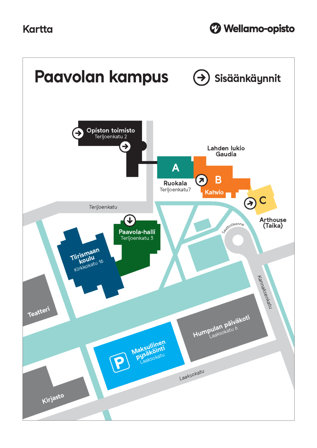 Kampuksen kartta